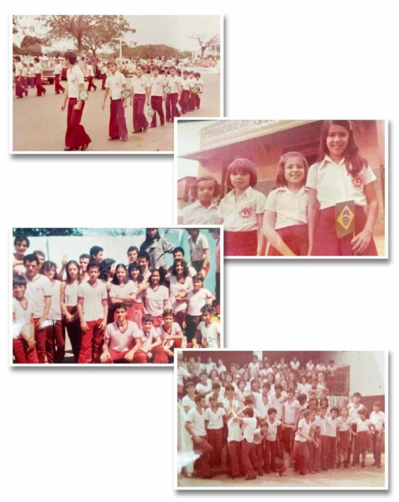 Fotos da história do colégio